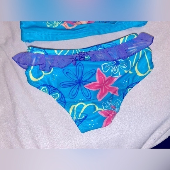 GIRLS toddler bathing suit Disney The Little Mermaid swimsuit bikini - Picture 3 of 10